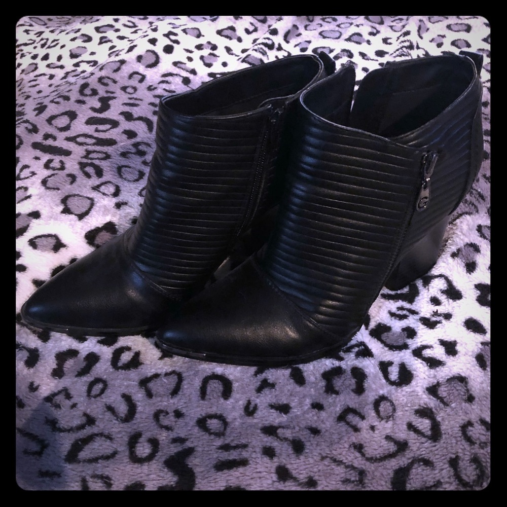 G by Guess Black Booties